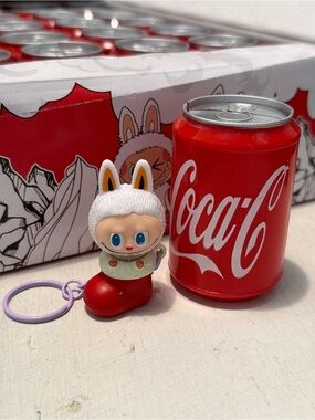24 pack Party Favor of Cola bubu Red Mini Can Pack - Silver Tops